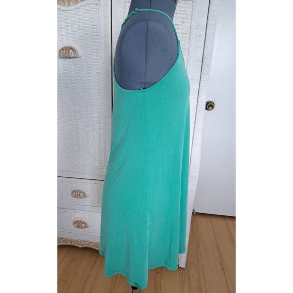 Abound Traveler Mini Dress Adjustable Spaghetti Straps - Fresh Green Size Small - Picture 3 of 8